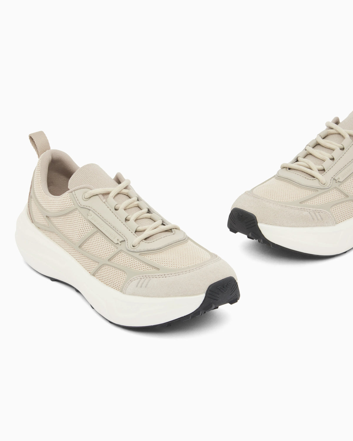 Mesh sneakers with suede details Travel Essential