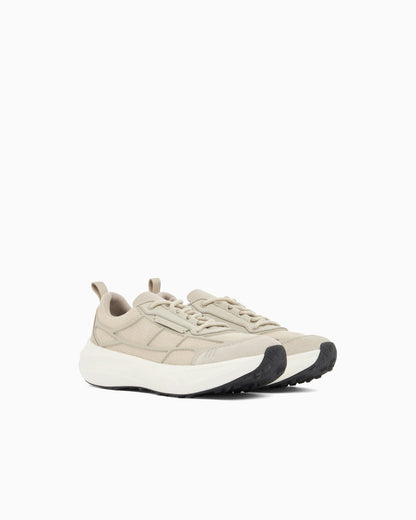 Mesh sneakers with suede details Travel Essential