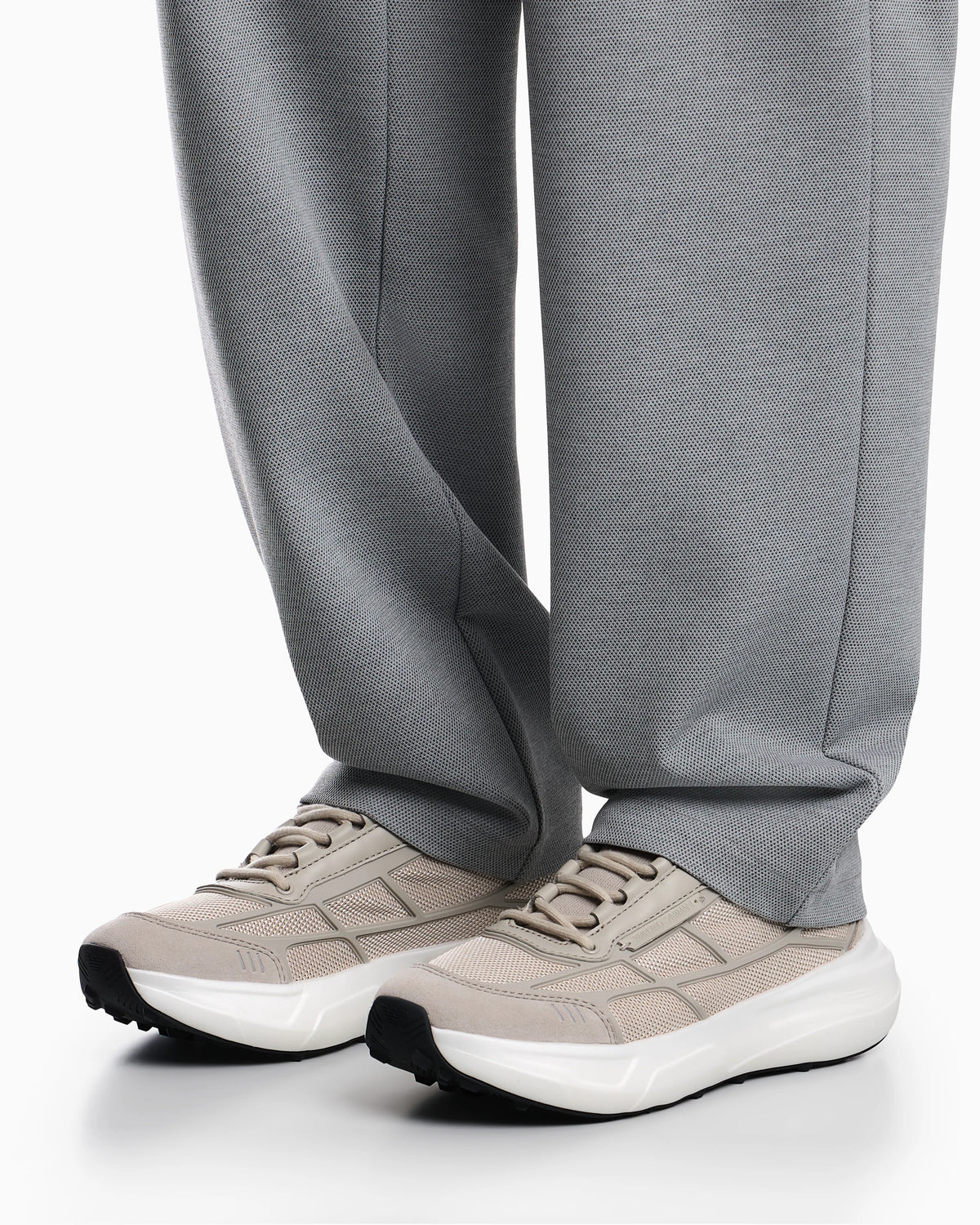 Mesh sneakers with suede details Travel Essential