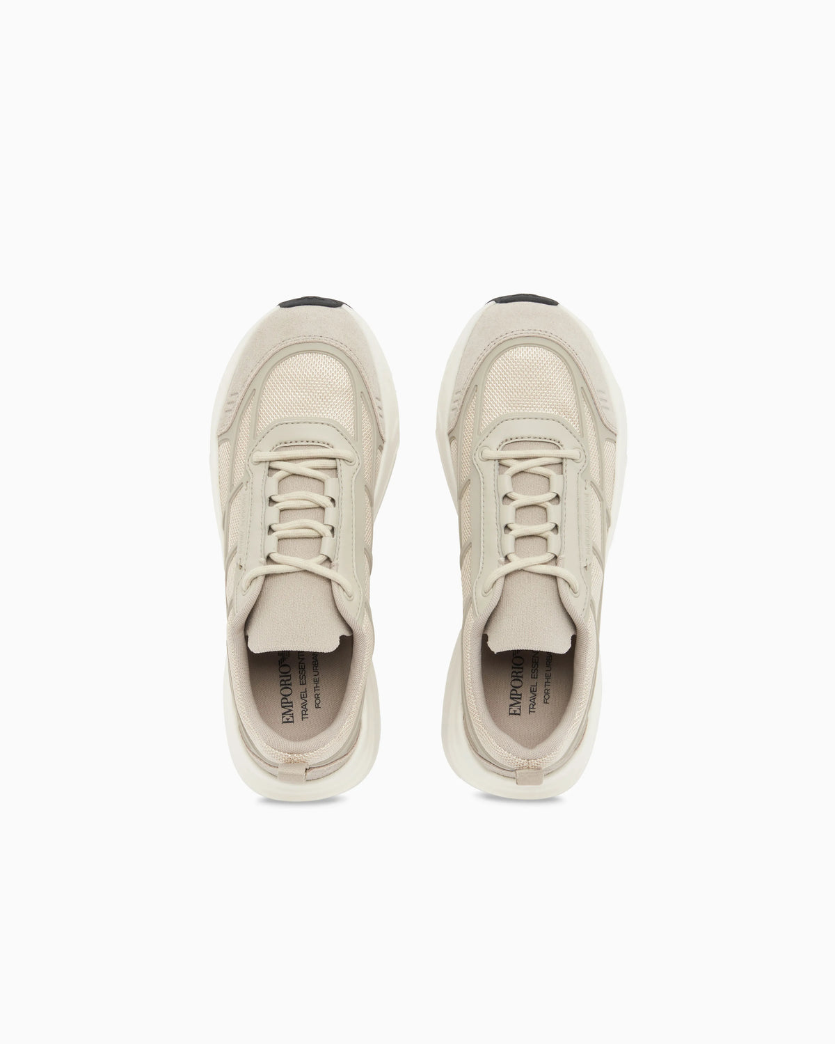 Mesh sneakers with suede details Travel Essential
