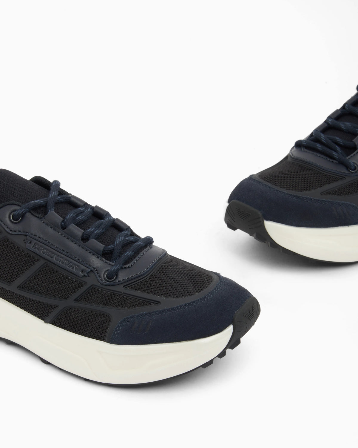 Mesh sneakers with suede details Travel Essential