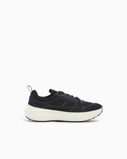 Mesh sneakers with suede details Travel Essential