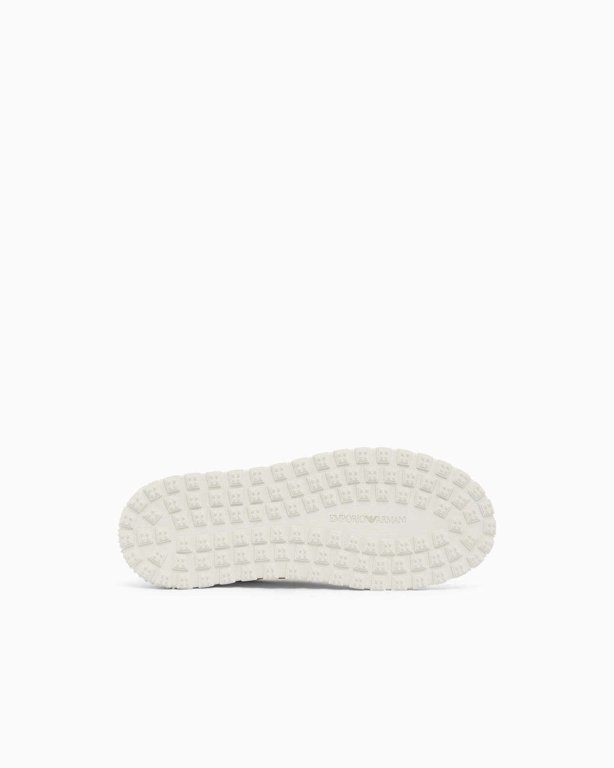 Smooth leather lace-up sneakers with a textured rubber sole