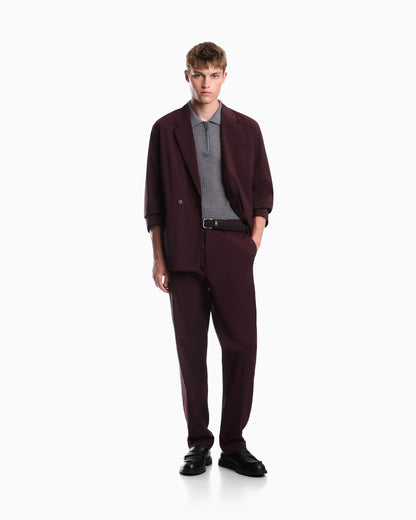 Regular fit blazer in stretch fabric