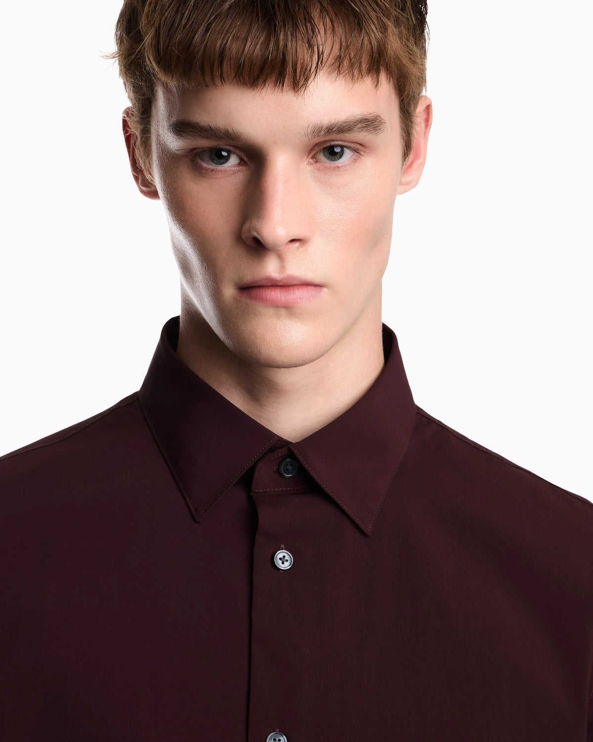 Regular fit shirt in stretch fabric