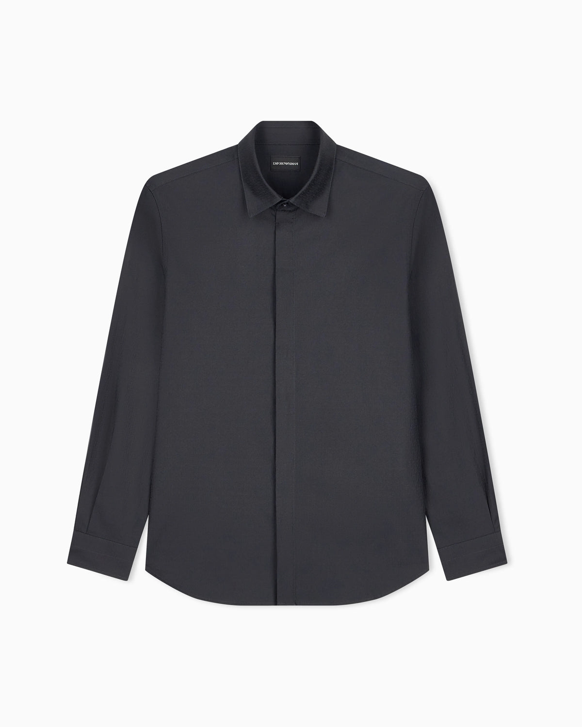Regular fit shirt in cotton jacquard