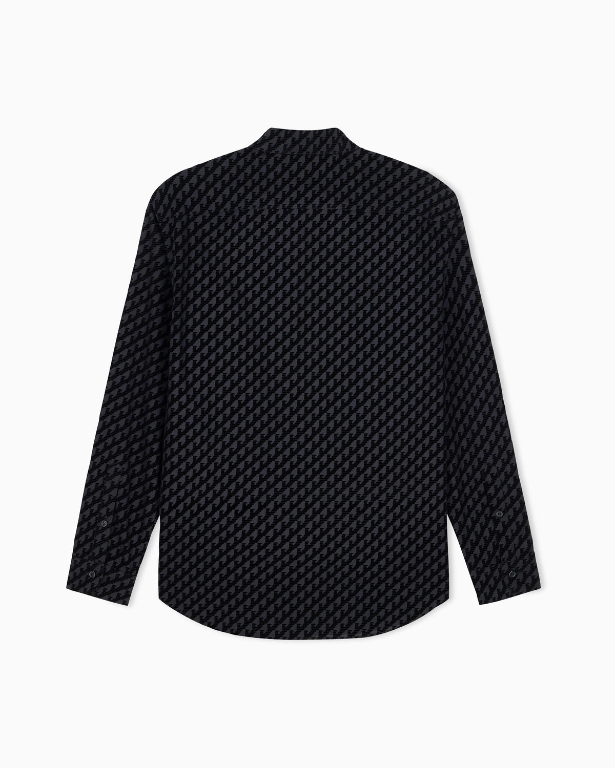 Shirt in cotton with flocking