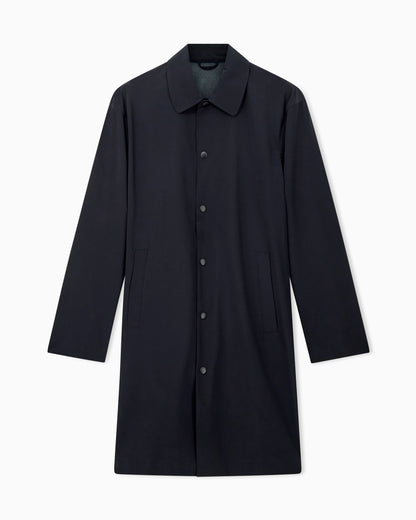 Trench coat in matte nylon Travel Essential