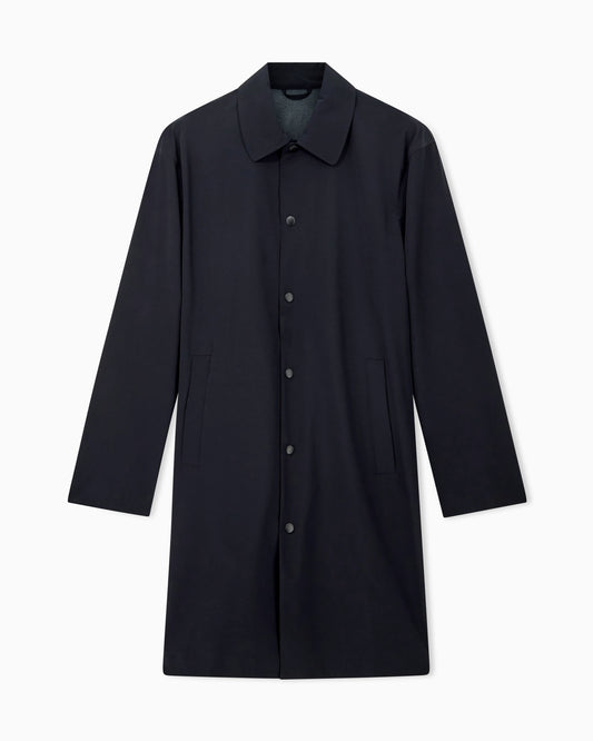 Trench coat in matte nylon Travel Essential