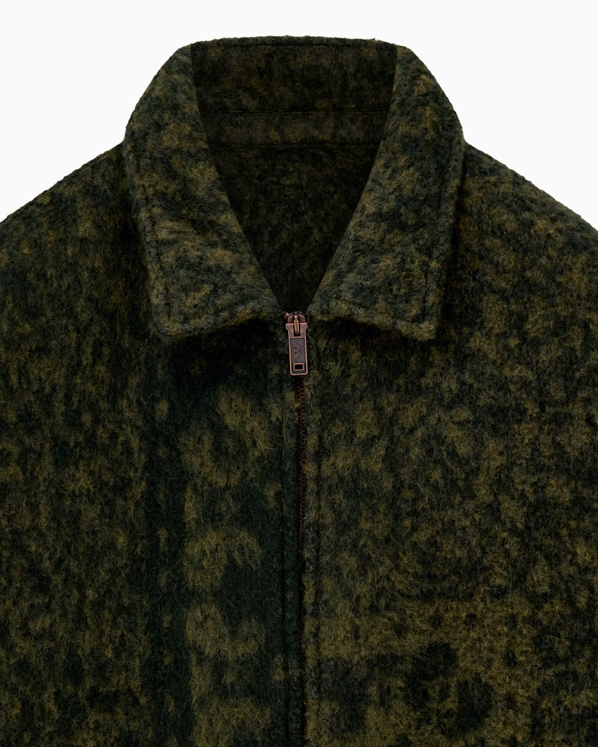 Jacquard wool blend blouson Boteh Capsule
