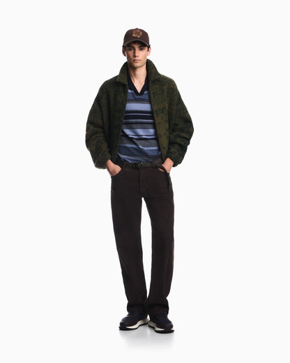 Jacquard wool blend blouson Boteh Capsule