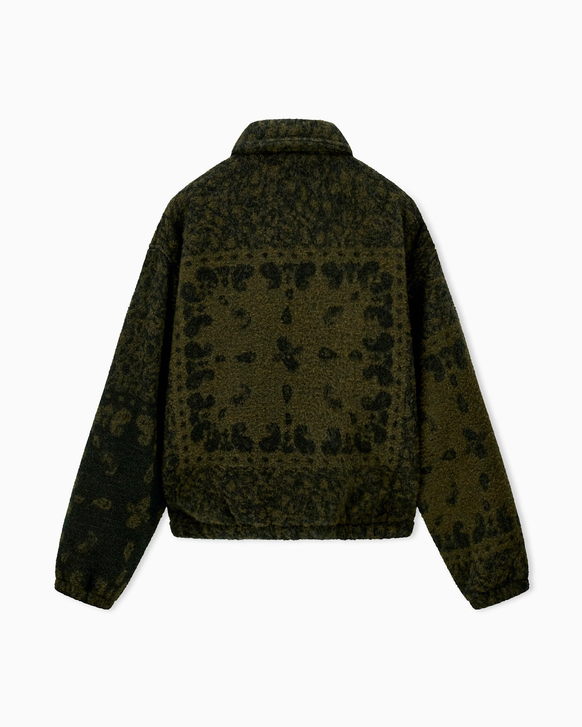 Jacquard wool blend blouson Boteh Capsule