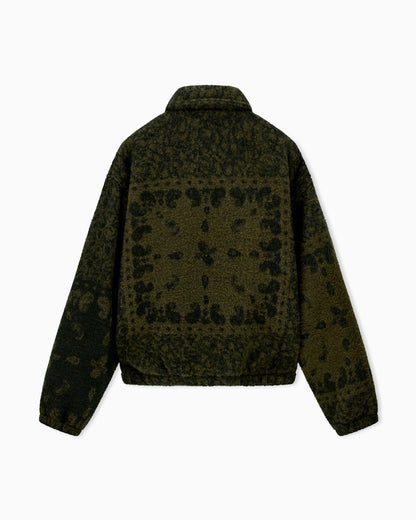 Jacquard wool blend blouson Boteh Capsule