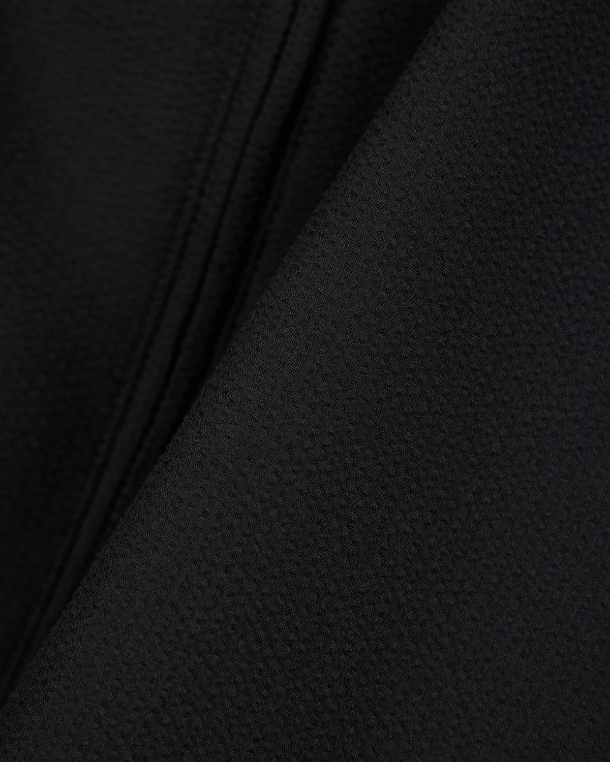 Blouson jacket seersucker with down and feather padding