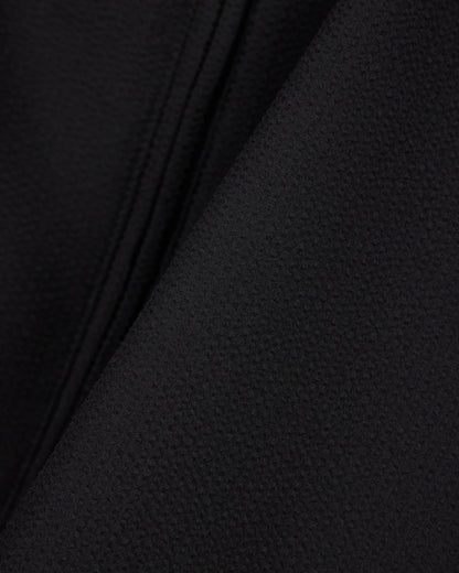 Blouson jacket seersucker with down and feather padding