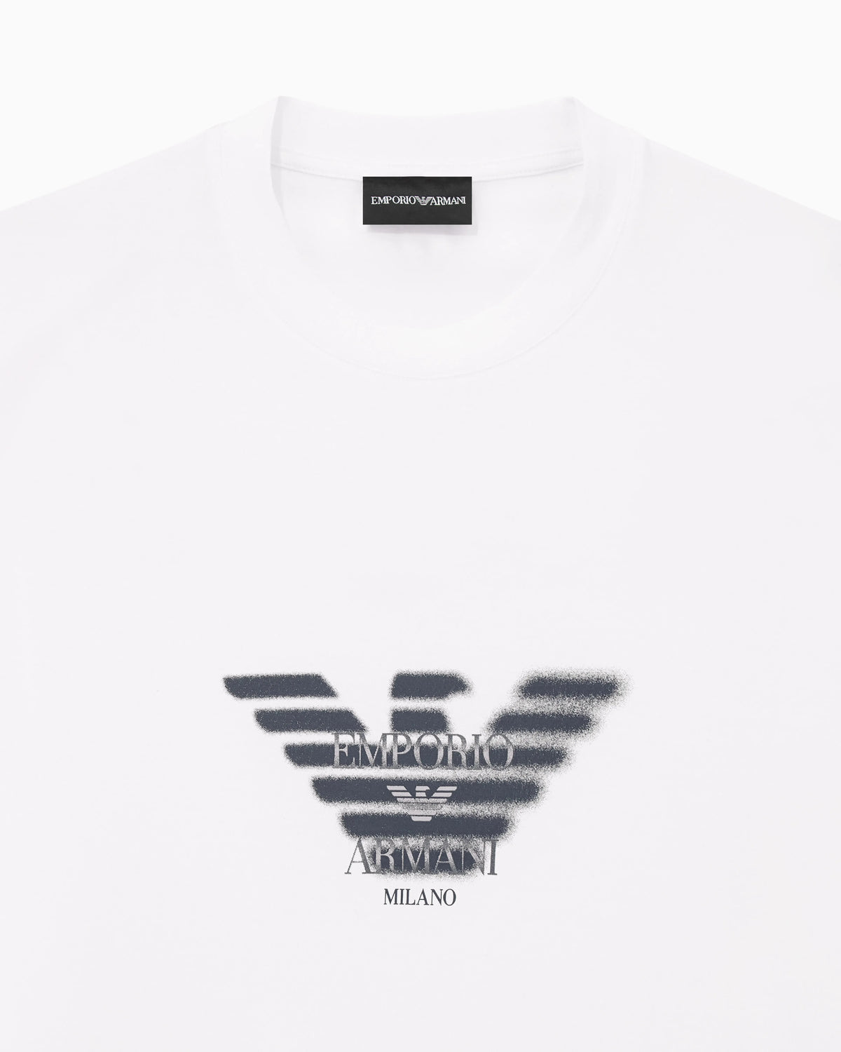 Lyocell blend jersey T-shirt with graffiti eagle logo print