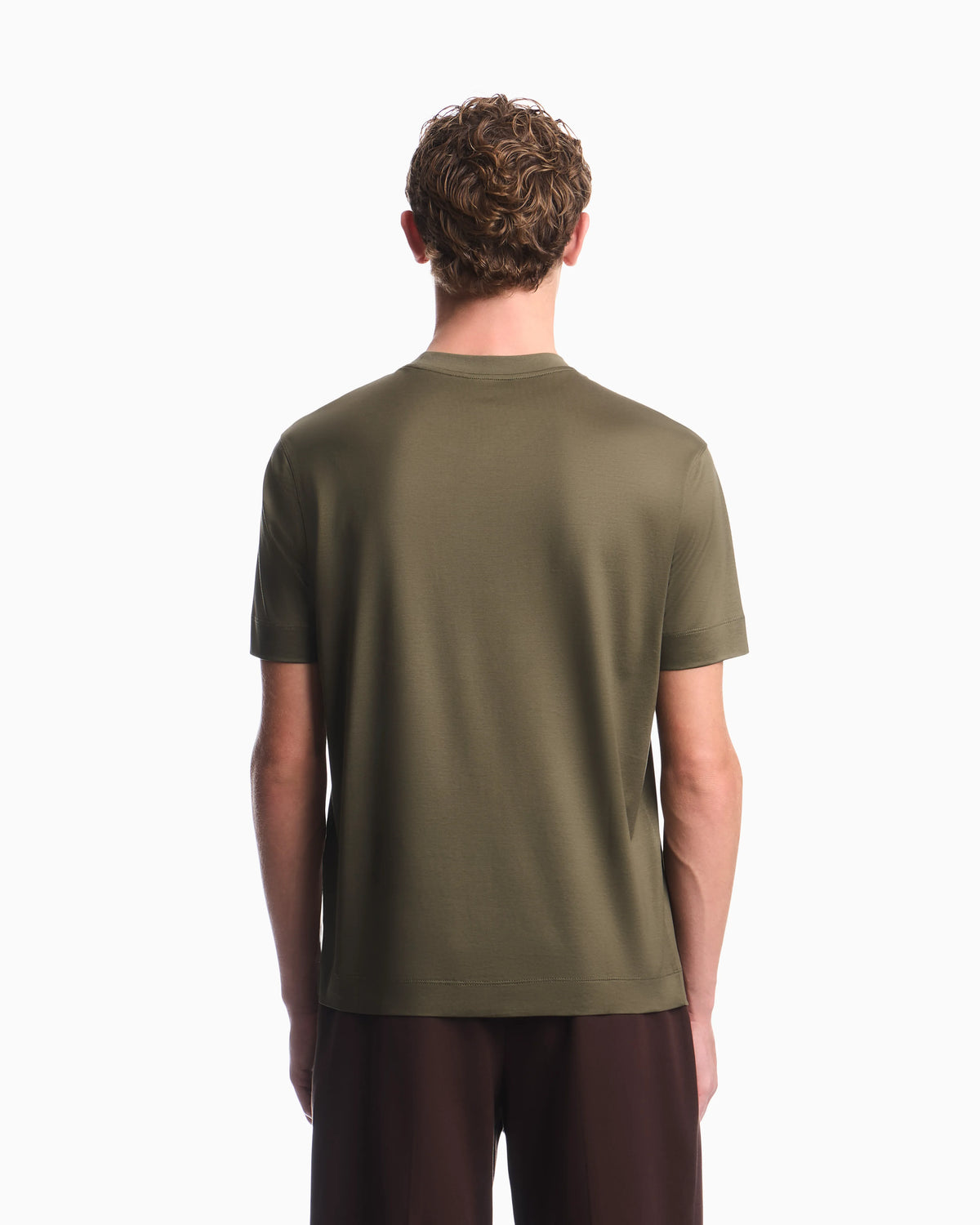 Lyocell blend jersey T-shirt with graffiti eagle logo print