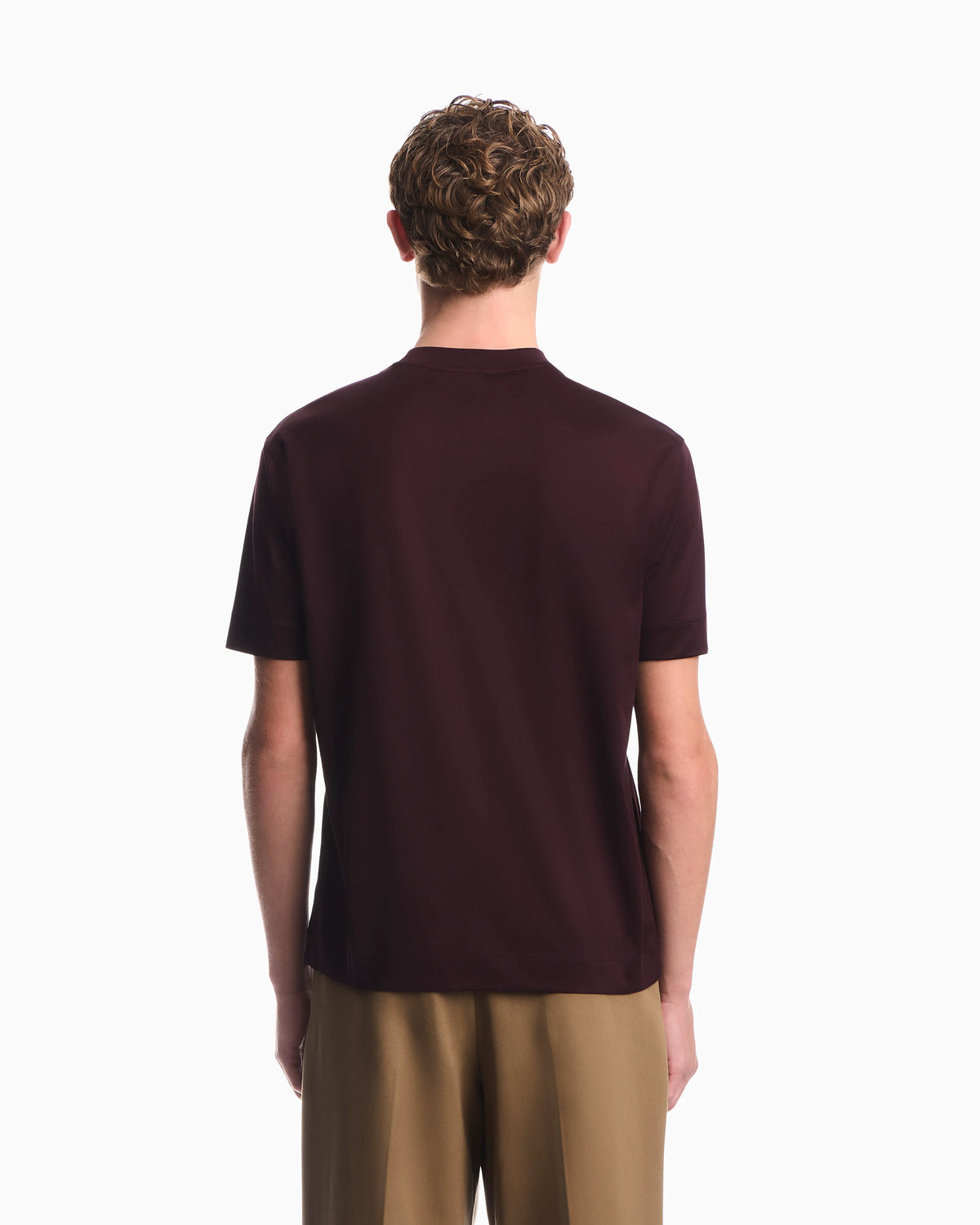 Lyocell blend jersey T-shirt with graffiti eagle logo print
