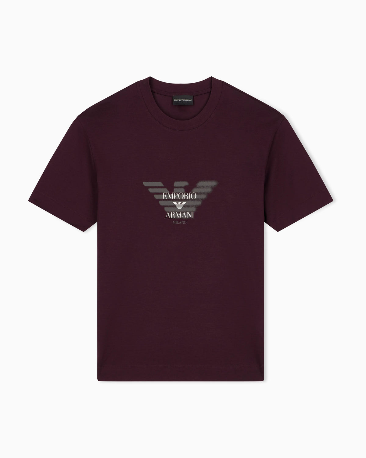Lyocell blend jersey T-shirt with graffiti eagle logo print