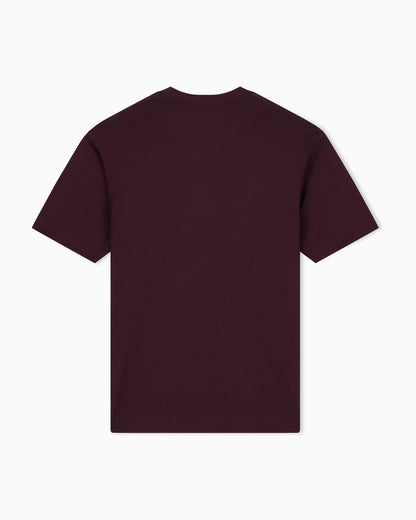 Lyocell blend jersey T-shirt with graffiti eagle logo print