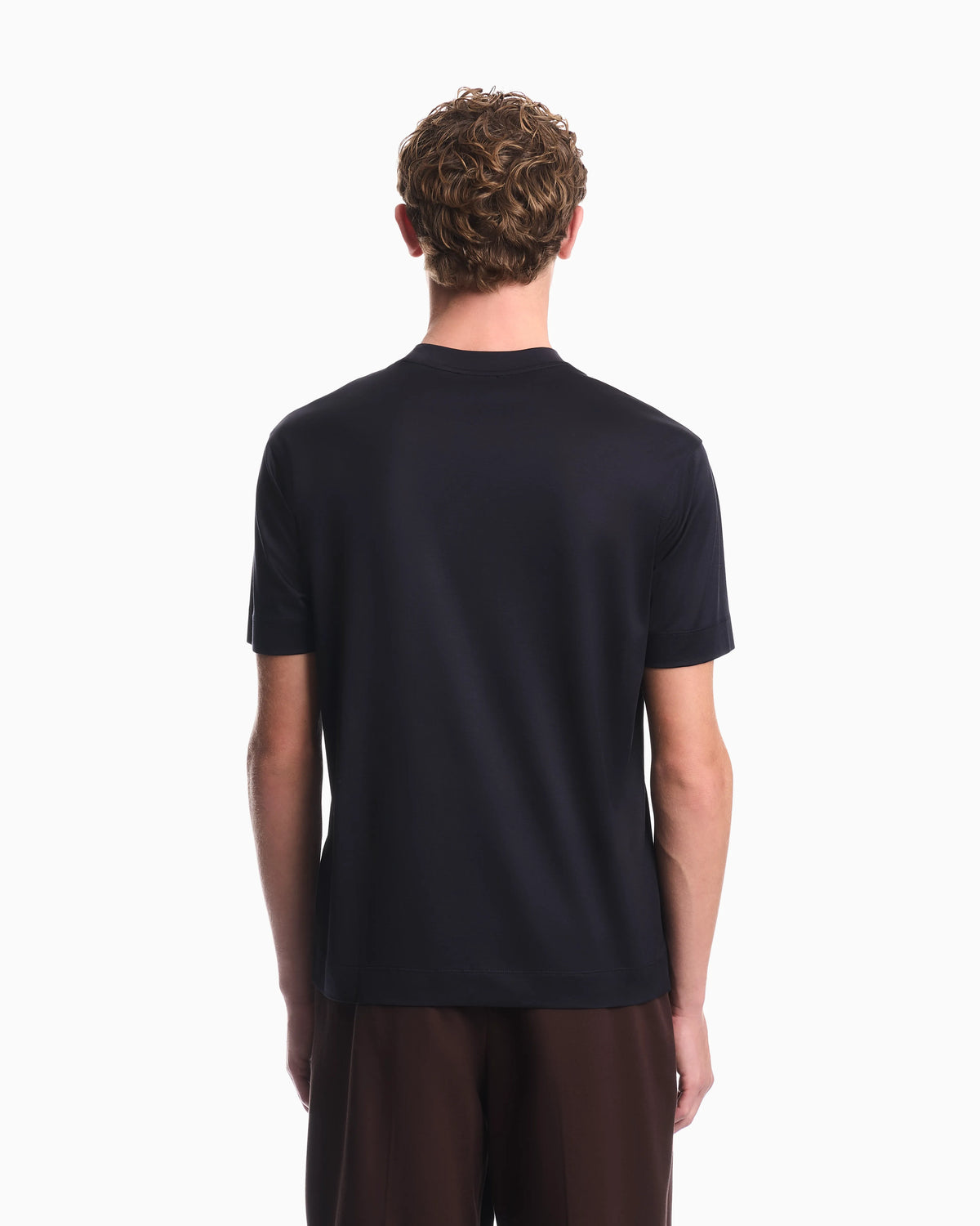 Lyocell blend jersey T-shirt with graffiti eagle logo print