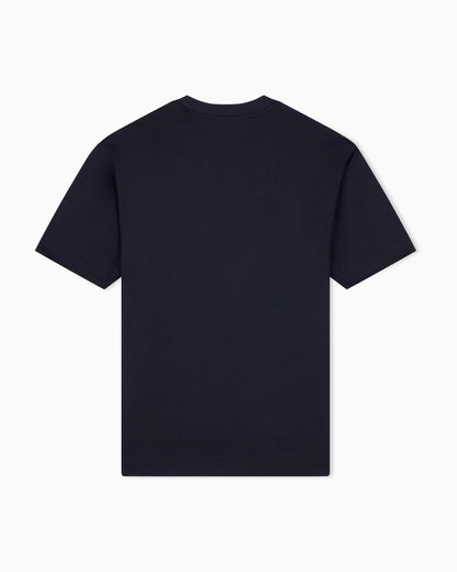 Lyocell blend jersey T-shirt with graffiti eagle logo print