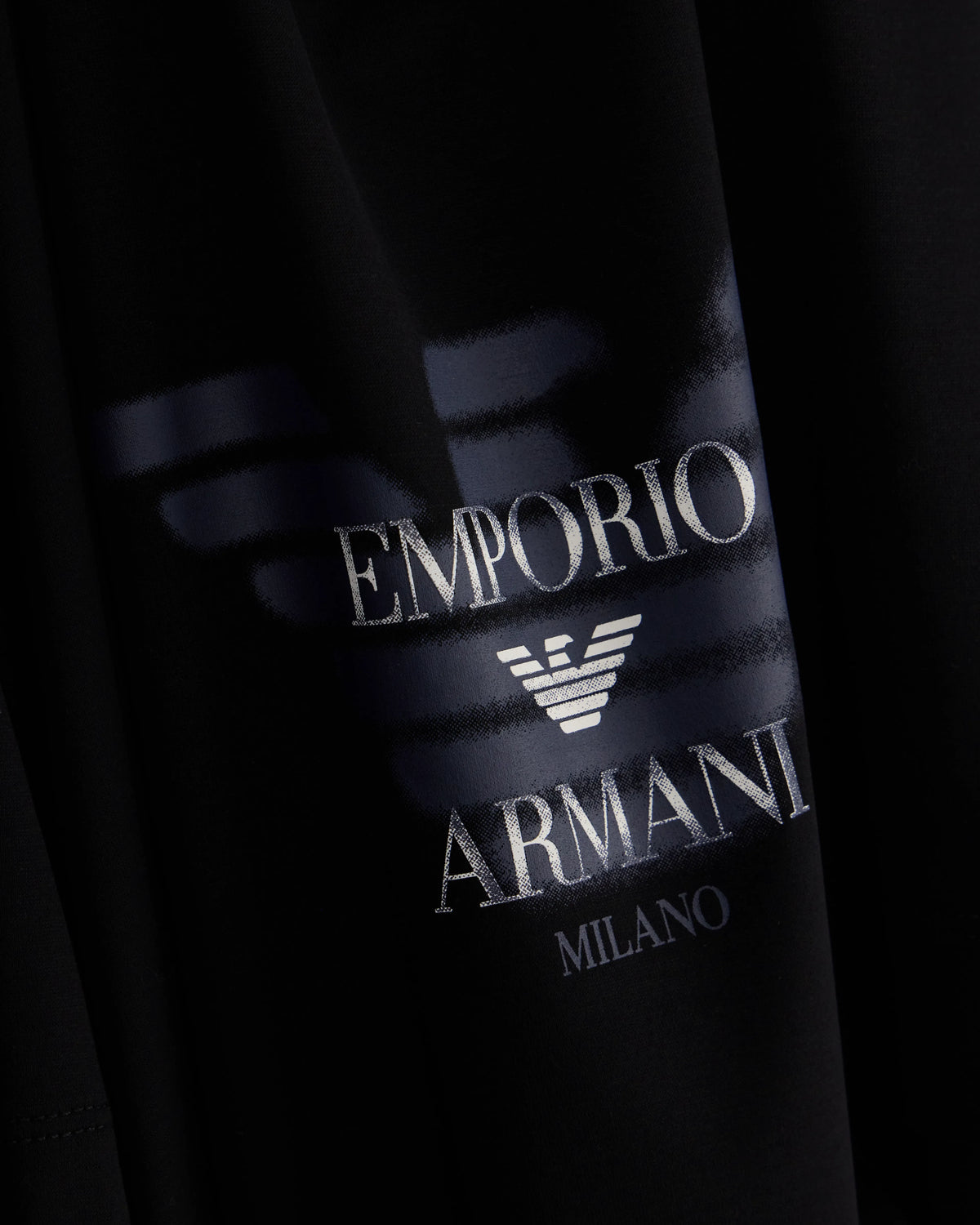 Lyocell blend jersey T-shirt with graffiti eagle logo print