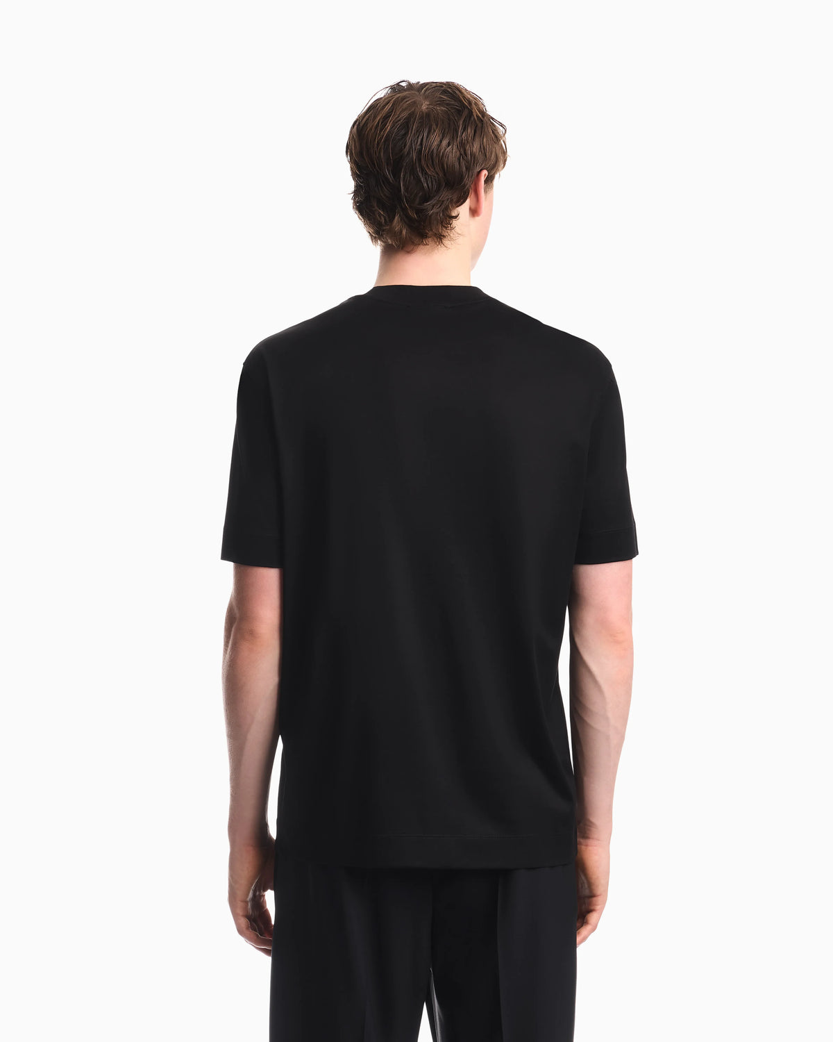 Lyocell blend jersey T-shirt with graffiti eagle logo print