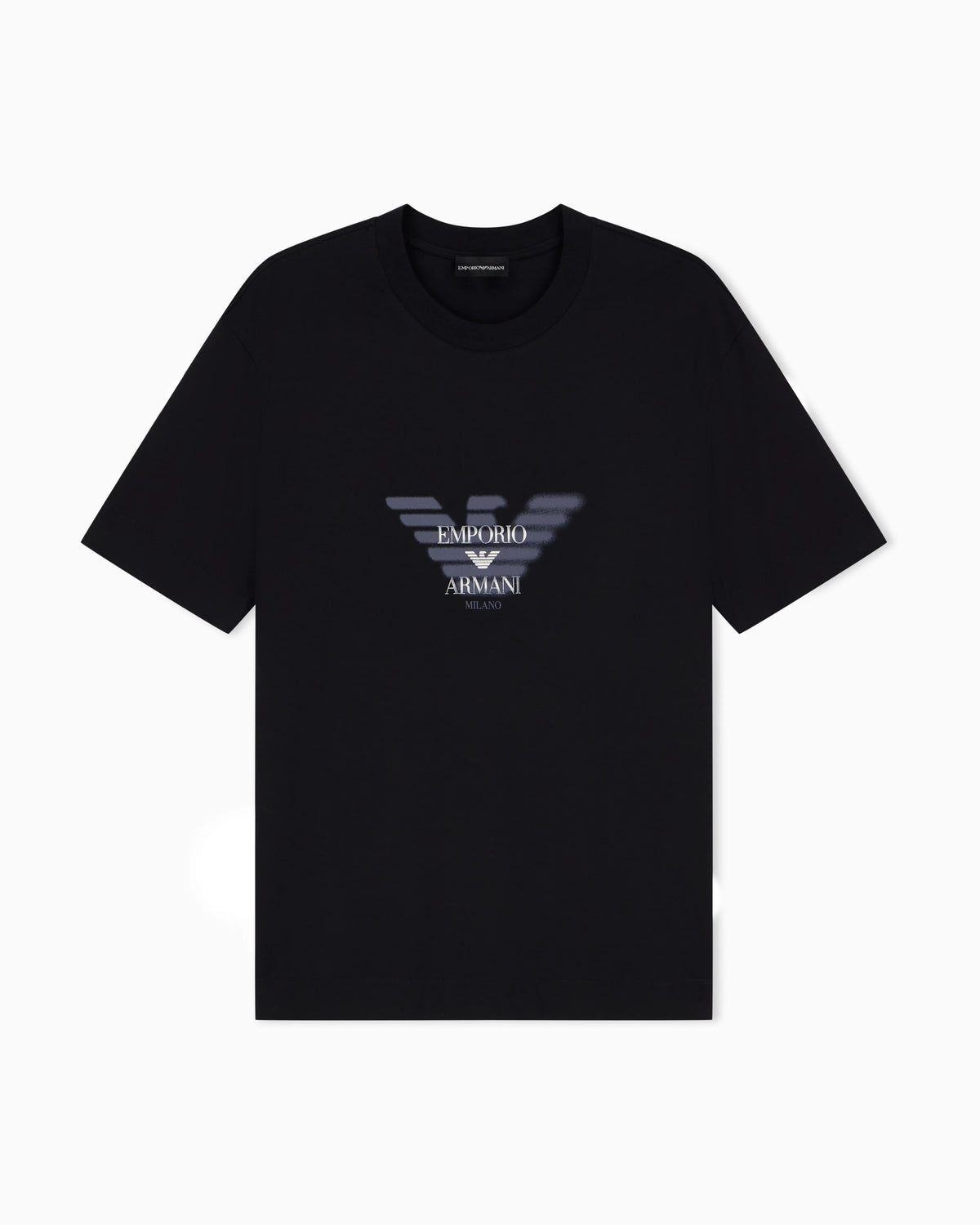 Lyocell blend jersey T-shirt with graffiti eagle logo print