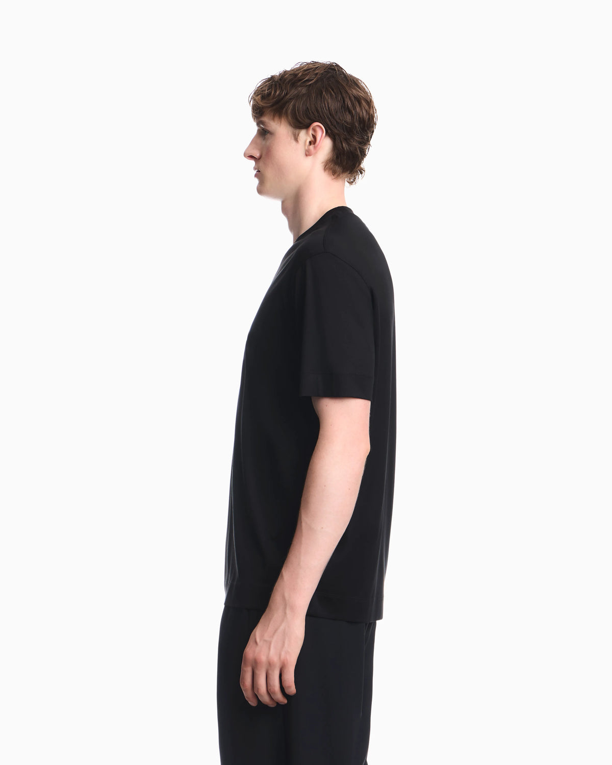 Lyocell blend jersey T-shirt with graffiti eagle logo print