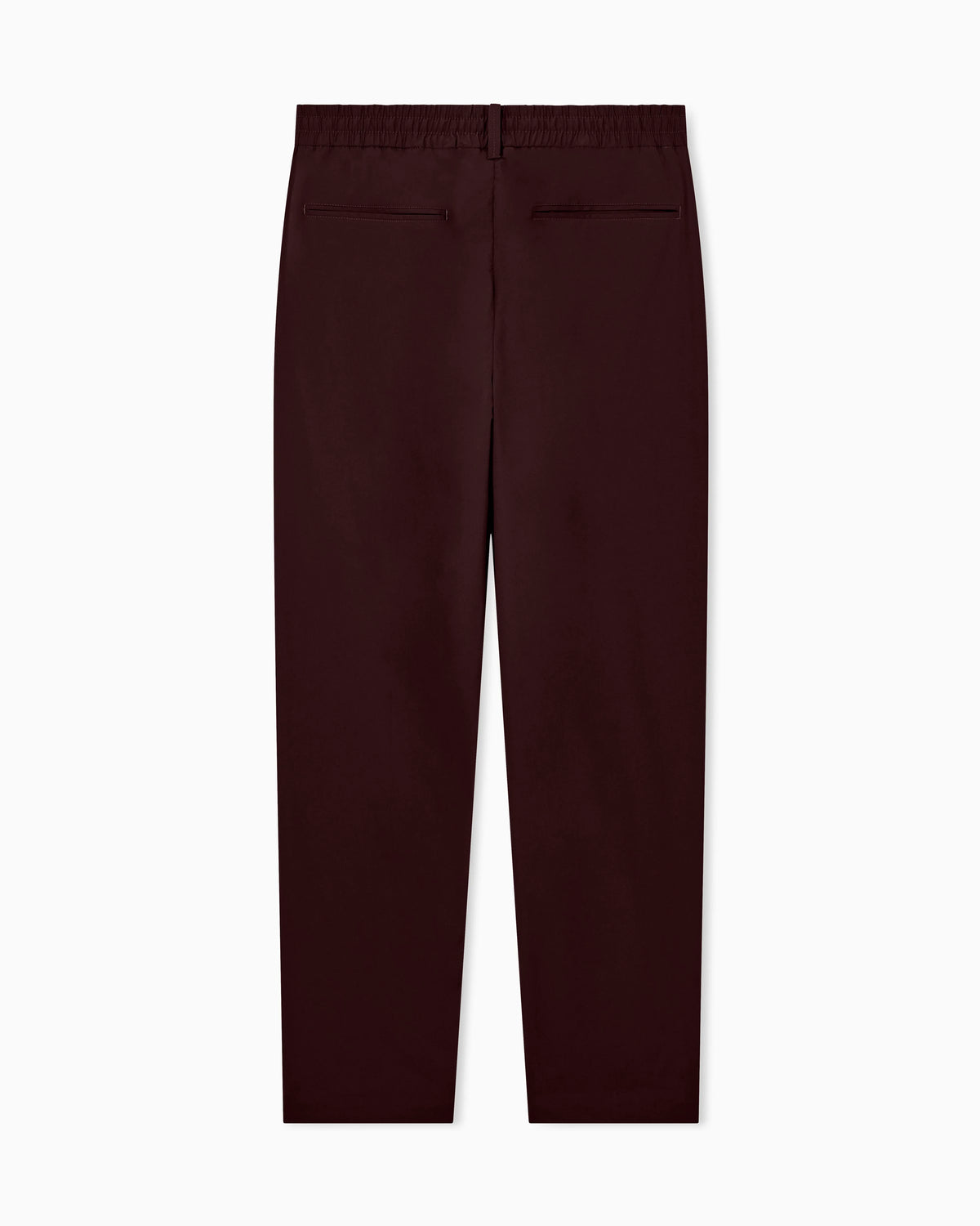 Trousers with regular fit flat front and belt loops