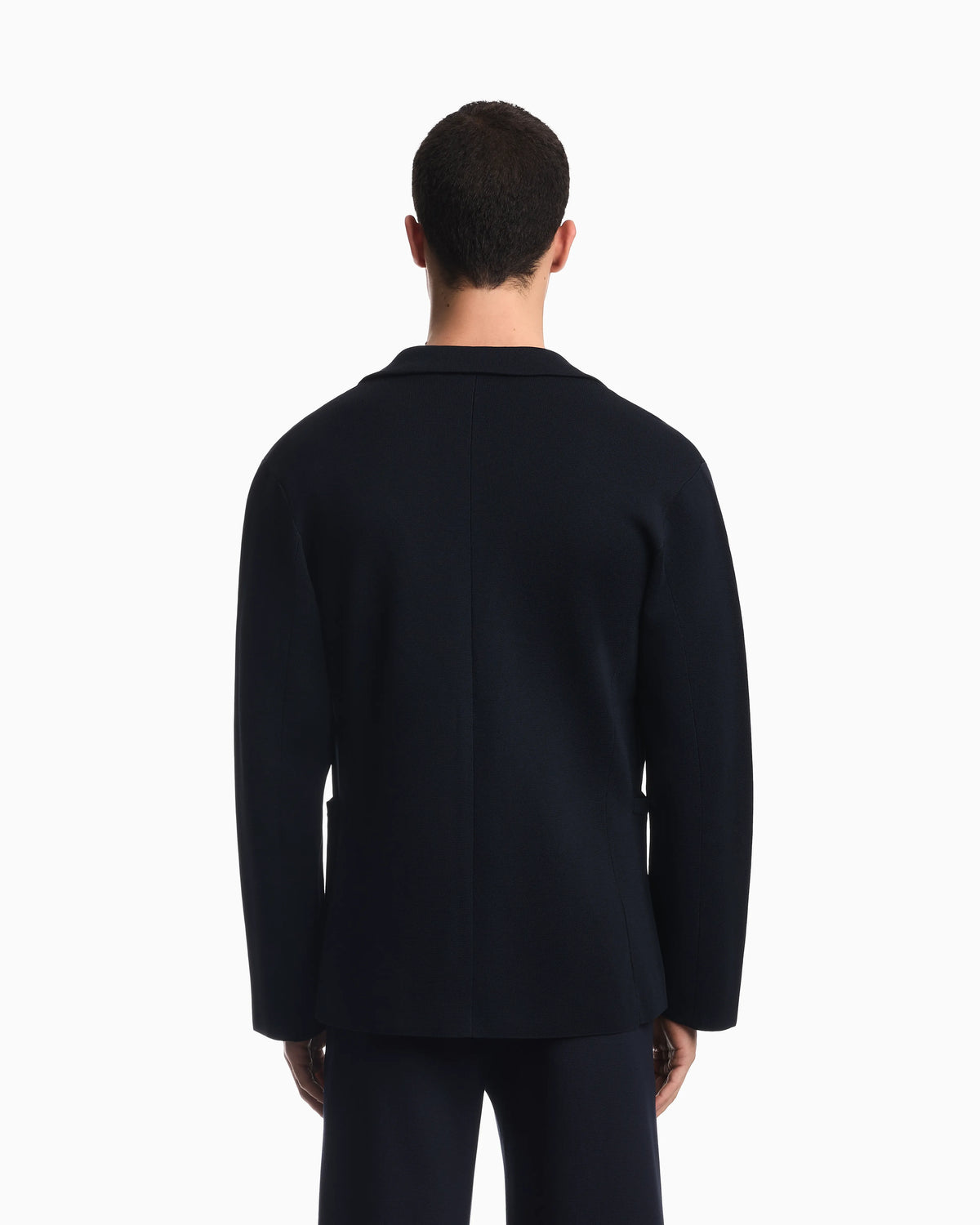 Single-breasted blazer in Travel Essential knit fabric