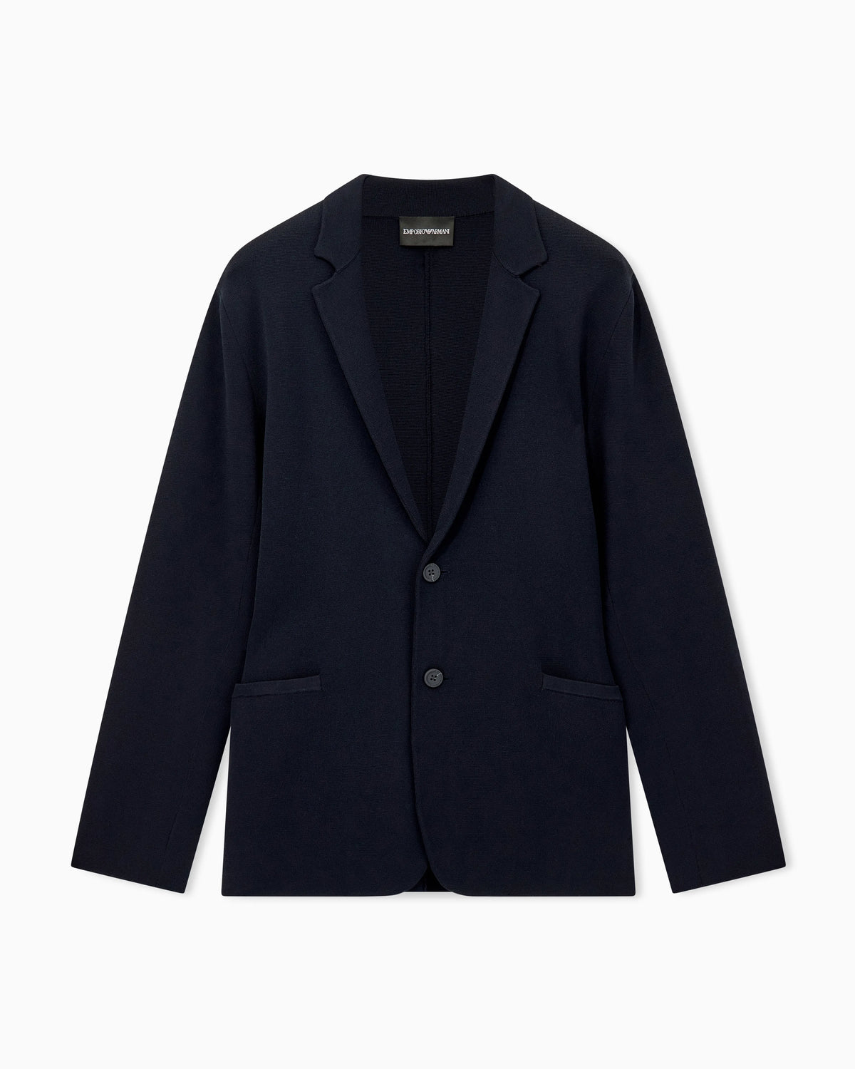 Single-breasted blazer in Travel Essential knit fabric