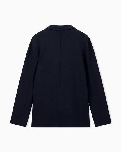 Single-breasted blazer in Travel Essential knit fabric