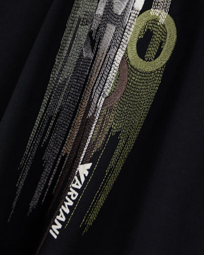 Heavy jersey T-shirt with embroidered logo