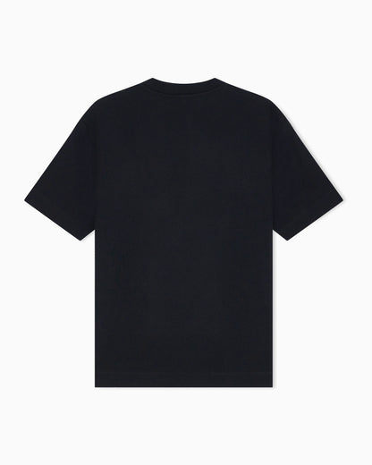 Heavy jersey T-shirt with embroidered logo