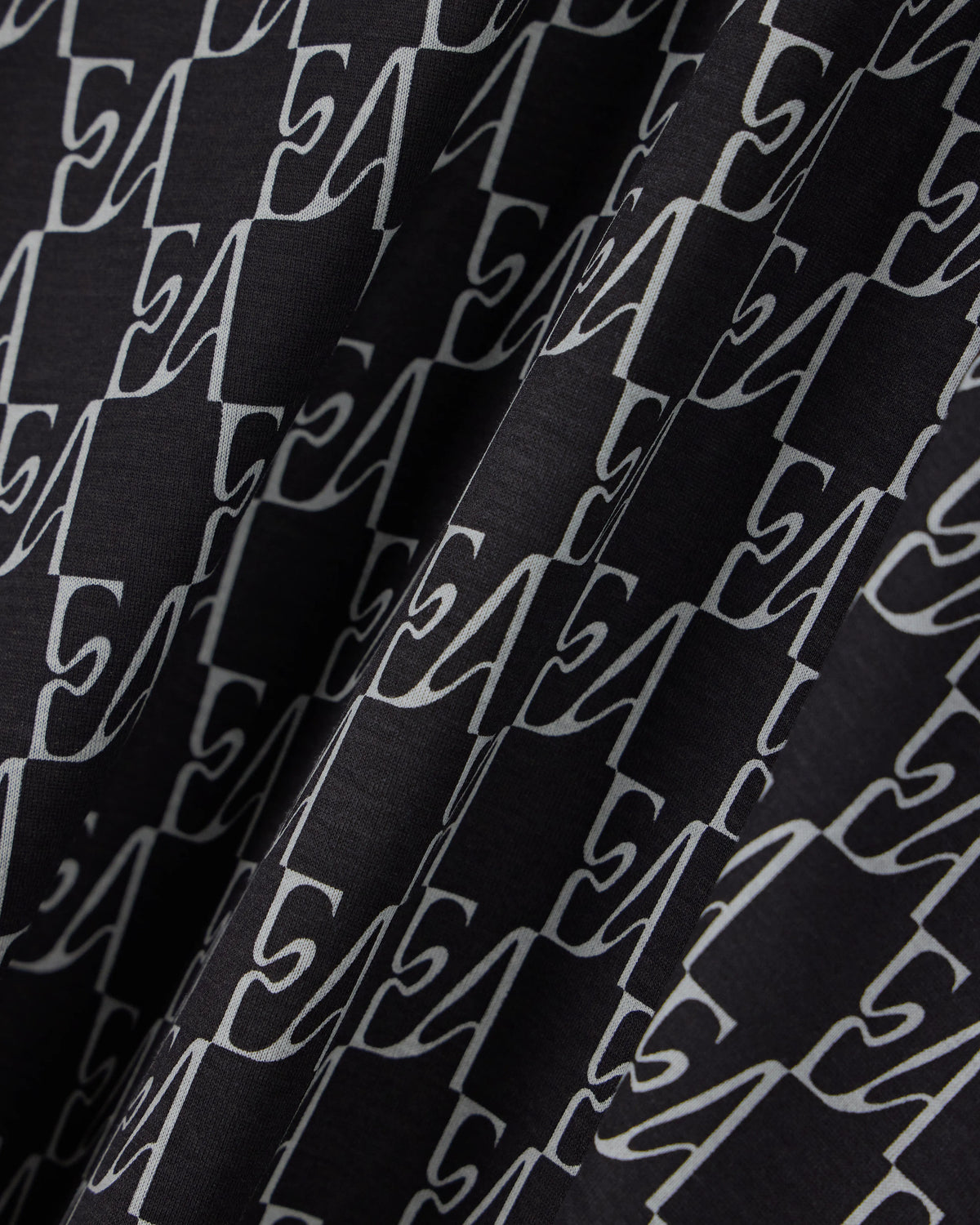 Jersey T-shirt in lyocell blend with all-over logo print