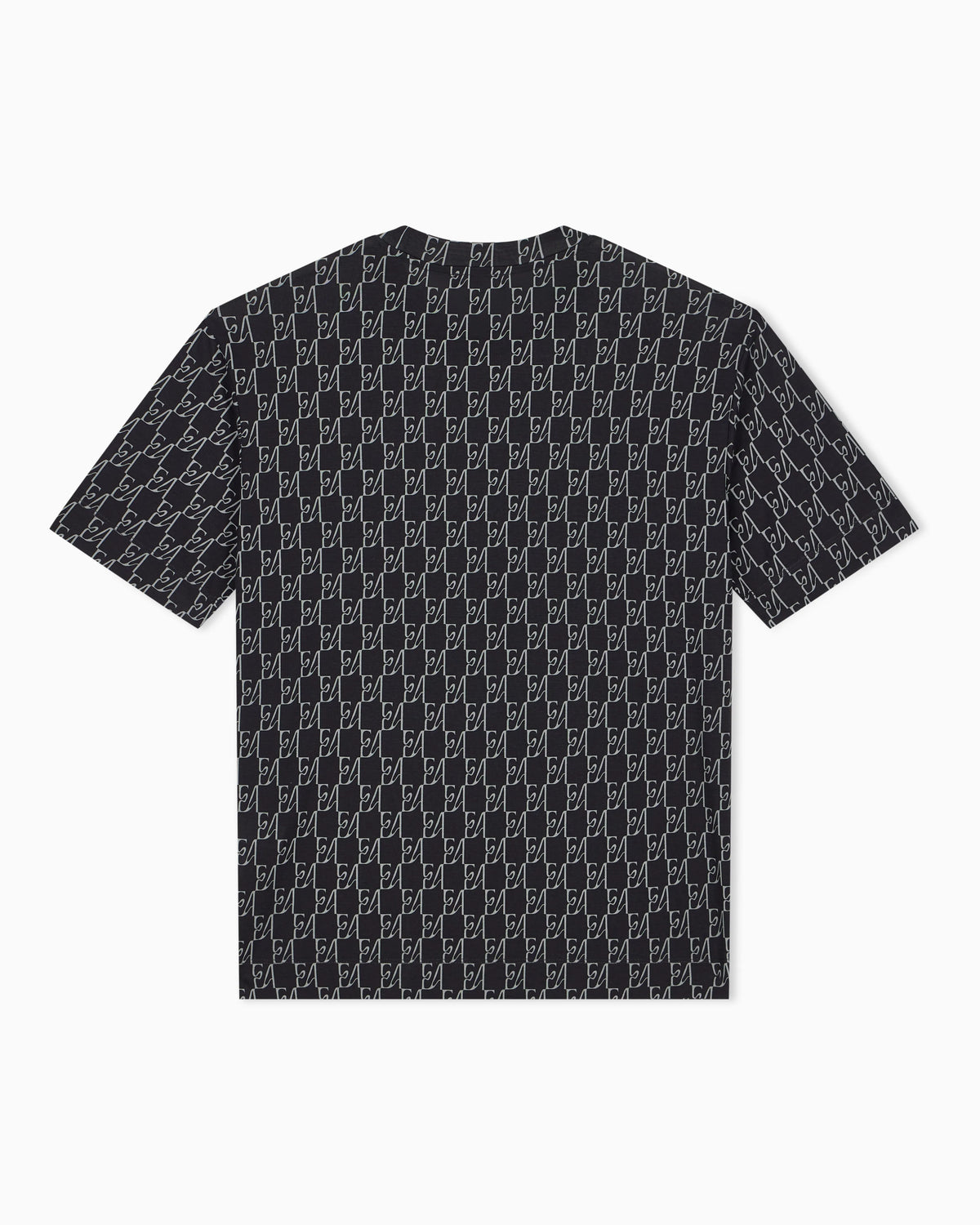 Jersey T-shirt in lyocell blend with all-over logo print