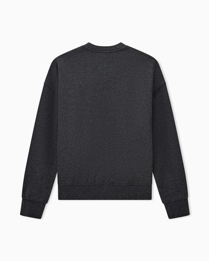French terry jersey sweatshirt with emporio armani district patch