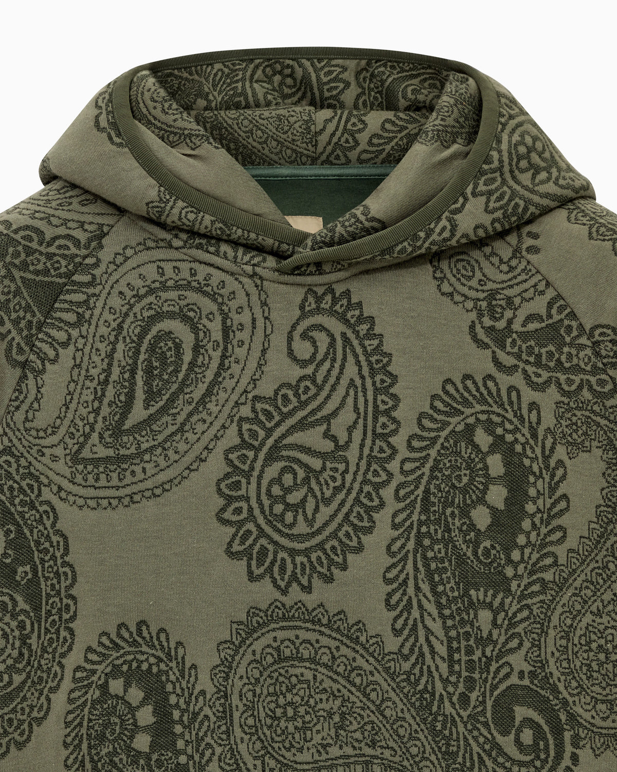 Intarsia jersey hoodie Boteh Capsule