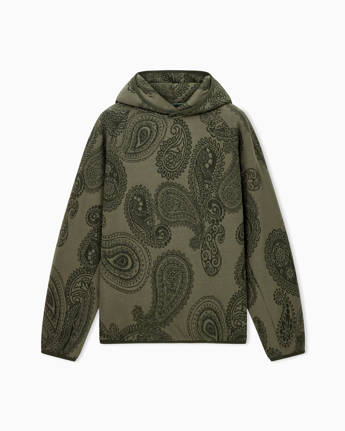 Intarsia jersey hoodie Boteh Capsule