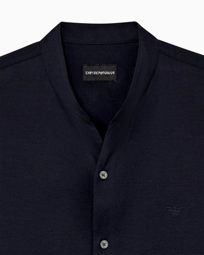 Shirt in cotton jersey with regular fit