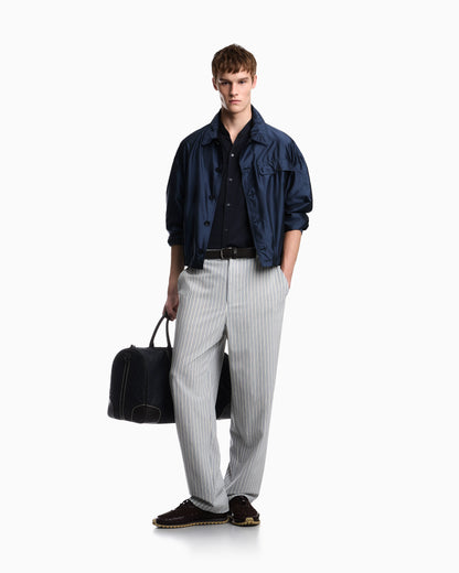 Shirt in cotton jersey with regular fit