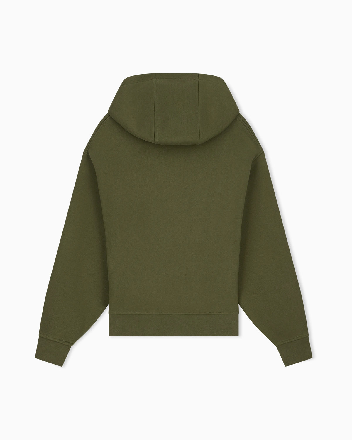 French terry jersey hoodie with soft touch logo embroidery