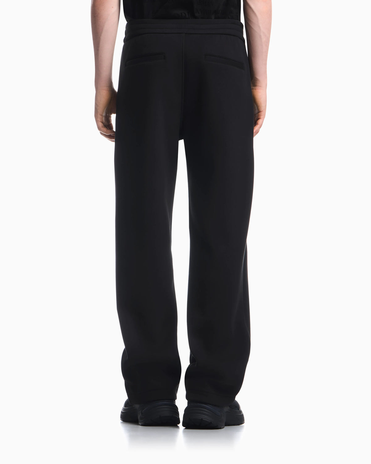 Oversized trousers in lyocell and cotton jersey