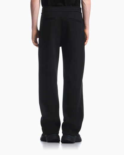 Oversized trousers in lyocell and cotton jersey