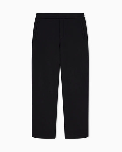Oversized trousers in lyocell and cotton jersey