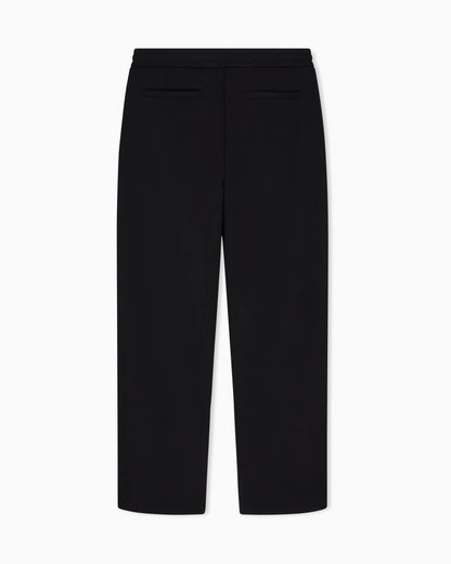 Oversized trousers in lyocell and cotton jersey
