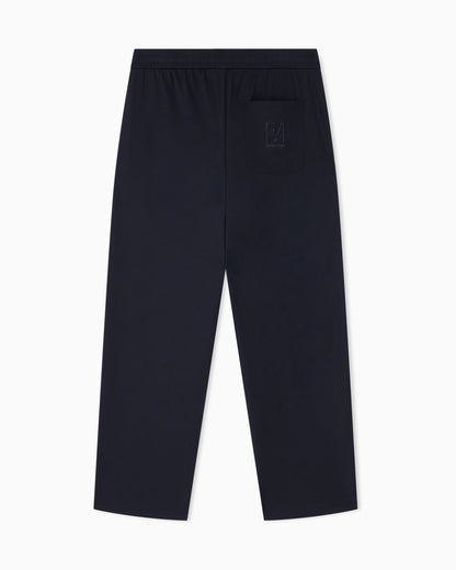 Trousers with regular fit in interlock jersey