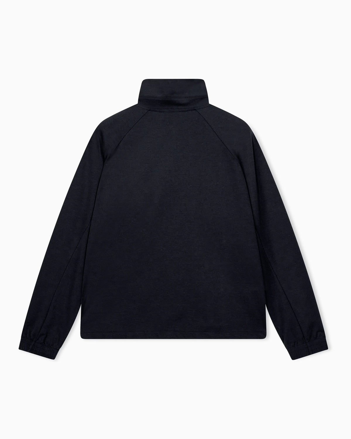 Full-zip sweatshirt in lyocell blend interlock jersey